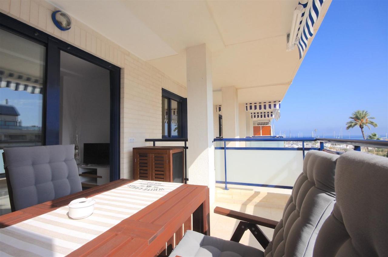 Apartamento Suenos De Mar Con Vistas Al Puerto By Costablancarent Дения Екстериор снимка